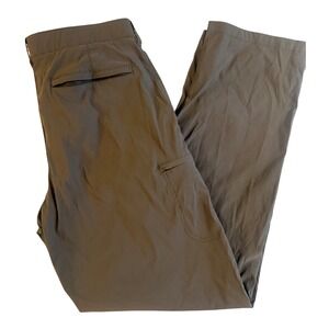 Unionbay UB Tech Mens 36x32 Brown Stretch Nylon Outdoor Travel Hiking Pants